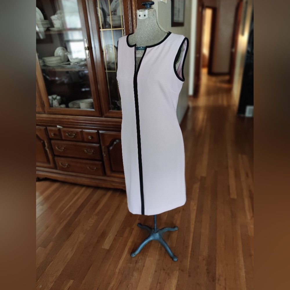 Evan-Picone Dress Retro 60s Mod Pastel sleeveless size 10 Women's